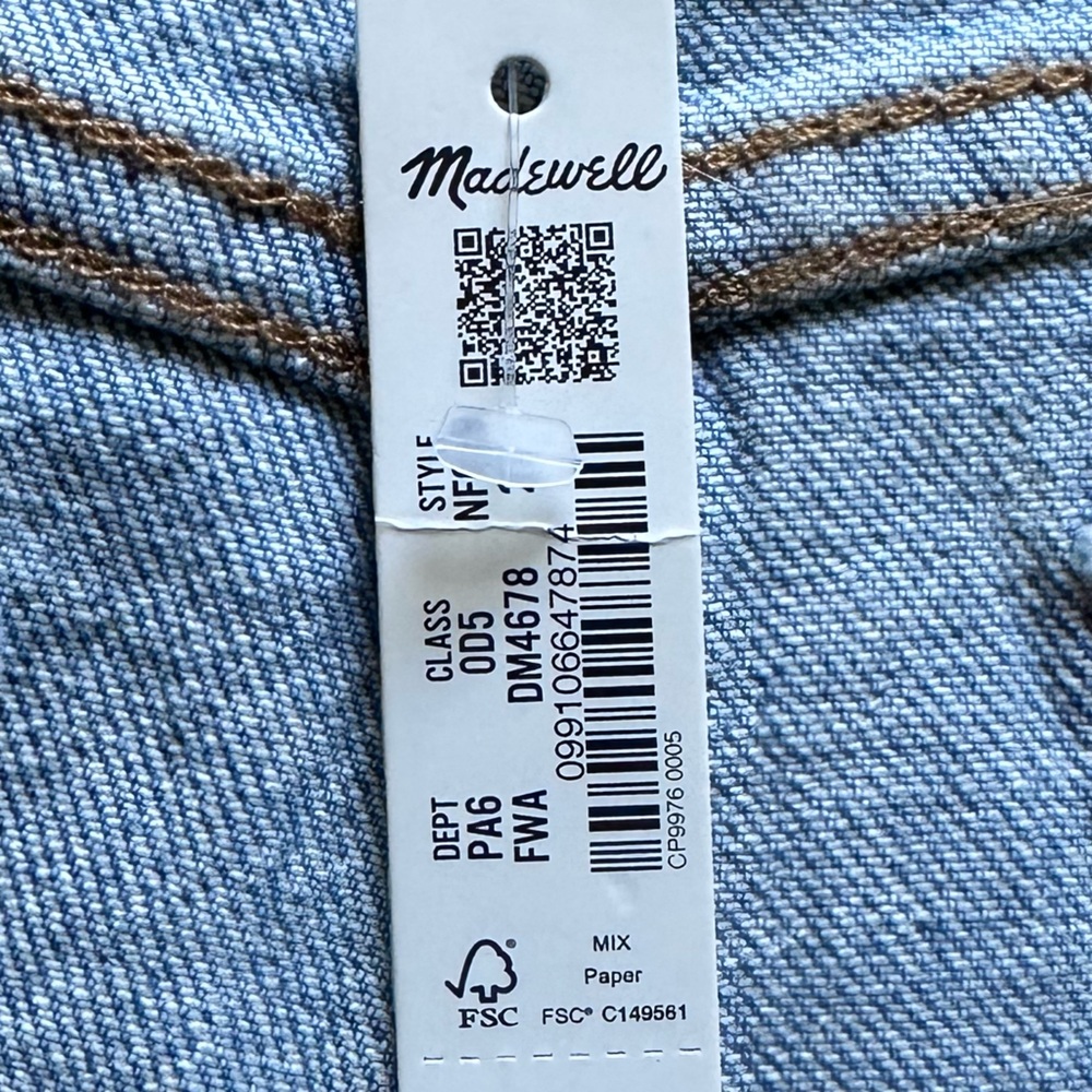Madewell Light Blue Jean Shorts - Picture 6 of 6